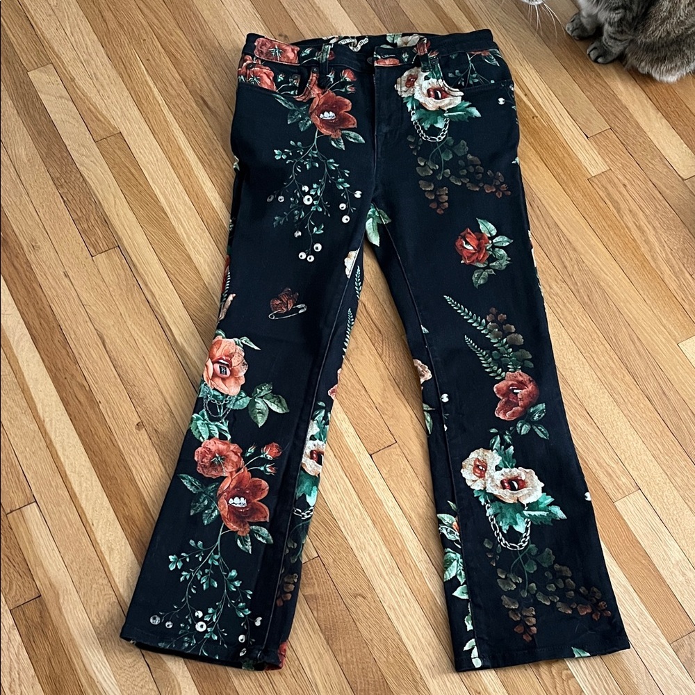 R13 floral pants Sz.28